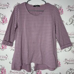 Coin 1804 los Angeles lilac purple button up back pearl buttons seashell 🐚 cute